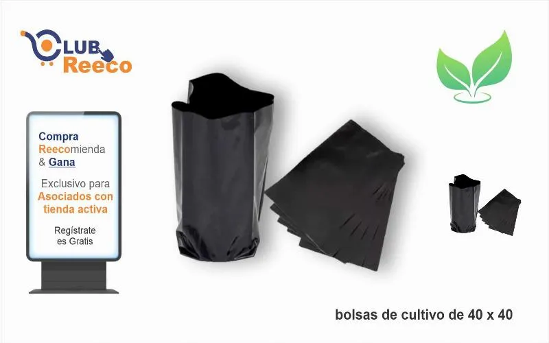 Bolsas de cultivo de 40 x 40
