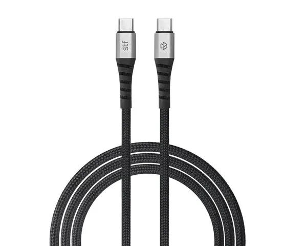 Cable para celular | STF Tipo C - Tipo C | 1.8 m Carga ultra rápida 30W