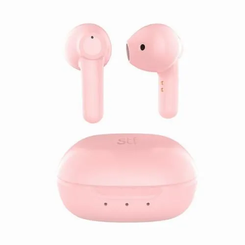 Audífonos inalámbricos TWS | STF Kun | 12 hrs uso rosa