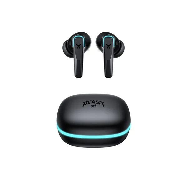 Audífonos Gamer TWS | STF Beast MSTWS-200 ENC | Videojuegos 6hrs uso 4 micrófonos