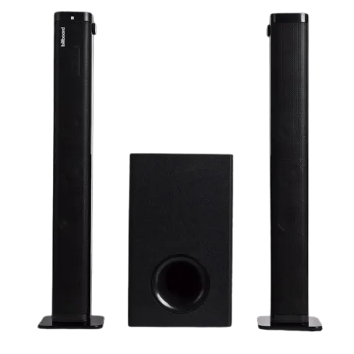 Barra de sonido Inalámbrica bocina | Billboard Carbono sound bar | 2.1 con subwoofer