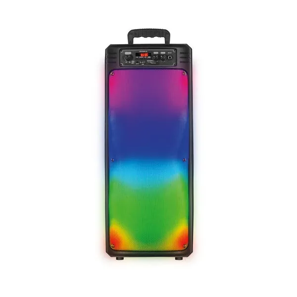 Bafle bocina portátil | T2GO ROAR X | 8" pulgadas, luz led 60W
