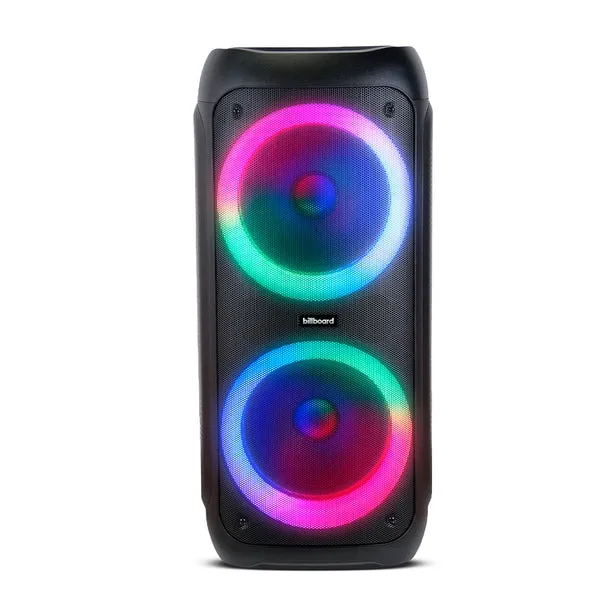 Bafle bocina portátil | Billboard Carbono Beat Max | 10 pulgadas con luz led multicolor