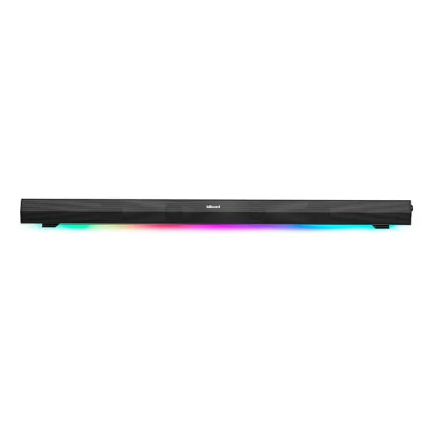 Barra de sonido bocina | Billboard Carbono Chroma | 2.0 audio óptico 7 modos luz 50W