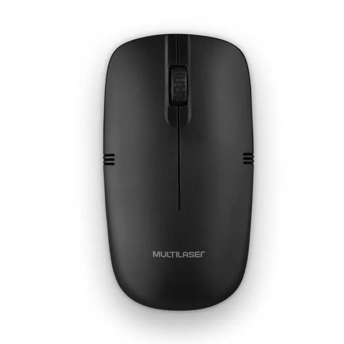 Mouse inalámbrico | Multilaser Slim | 1200dpi negro