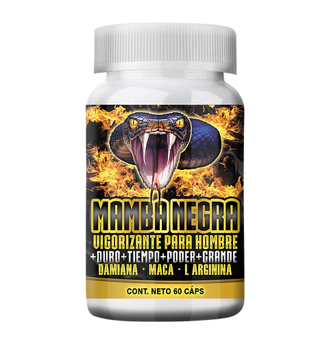 MAMBA NEGRA VIGORIZANTE PARA HOMBRE 60 caps ? clubreeco